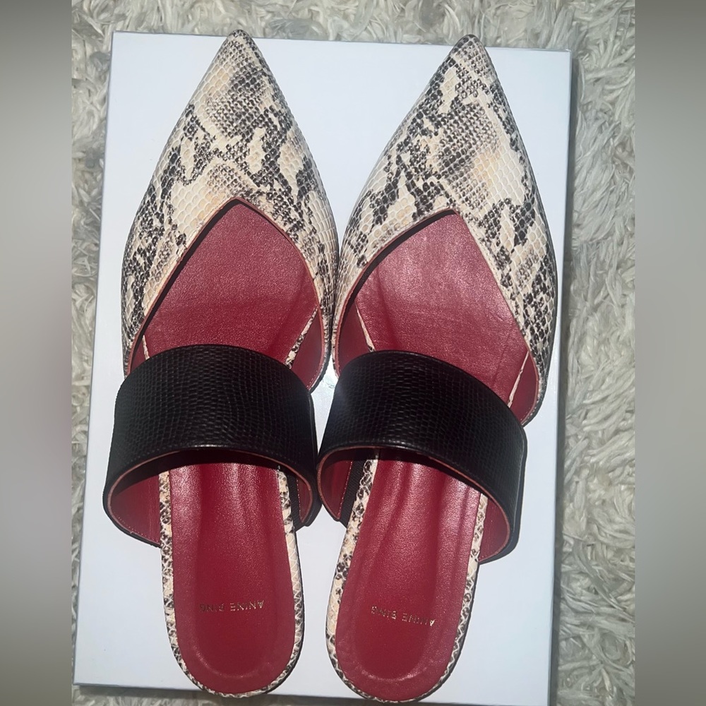 Anine Bing flat mules